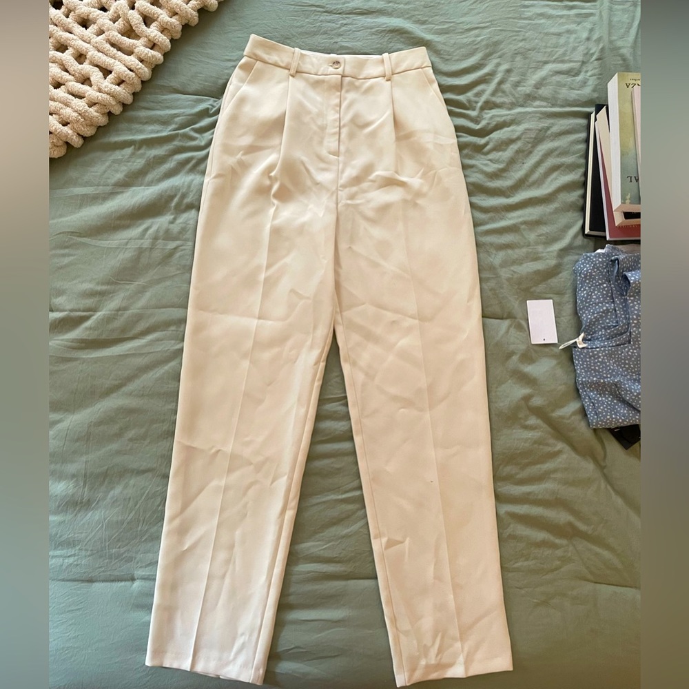Topshop White Trousers
